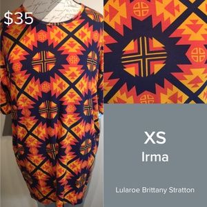 Brand new with tags. Lularoe Irma Tunic.